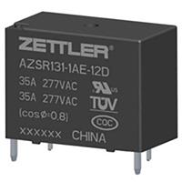 zettlerelectronics Zettler Electronics AZSR131-1AE-12DGW Printrelais 12 V/DC 35 A 1x NO 1 stuk(s)