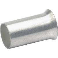 Klauke 7610 Adereindhulzen 10 mm² x 10 mm Ongeïsoleerd Zilver 100 stuk(s)