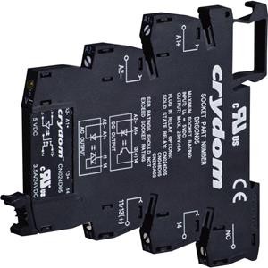 crydom Halfgeleiderrelais DRA-CN240A05 Laadstroom (max.): 2 A Schakelspanning (max.): 280 V/AC Schakelend bij overbelasting 1 stuk(s)