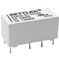 zettlerelectronics Zettler Electronics Zettler electronics Printrelais 24 V/DC 3 A 2x wisselcontact 1 stuk(s)