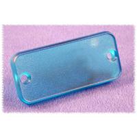 hammondelectronics Endplatte (L x B x H) 8 x 78 x 27mm ABS Blau (transparent) 10St.