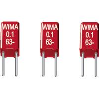 Wima MKS 02 1uF 10% 50V RM2,5 MKS-Folienkondensator radial bedrahtet 1 µF 50 V/DC 10% 2.5mm (L x B