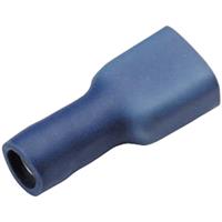 cimco 180249 Huls voor platte stekker Insteekbreedte: 4.8 mm Insteekdikte: 0.8 mm 180 ° Volledig geïsoleerd Blauw 1 stuk(s)