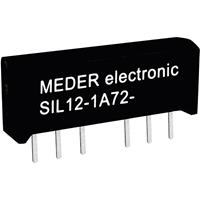 standexmederelectronics Reedrelais 1x NO 12 V/DC 0.5 A 10 W SIL-4 StandexMeder Electronics SIL12-1A72-71D