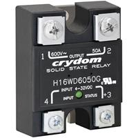 crydom Halfgeleiderrelais H16WD6090G Laadstroom (max.): 90 A Schakelspanning (max.): 660 V/AC Schakelend bij overbelasting 1 stuk(s)