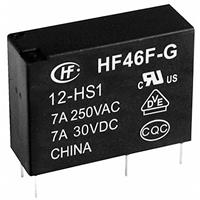 hongfa HF46F-G/024-HS1 Printrelais 24 V/DC 10 A 1x NO 1 stuk(s)