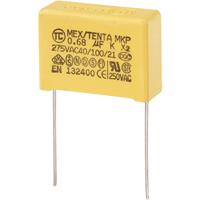 trucomponents TRU COMPONENTS MKP-X2 1 stuk(s) MKP-X2-ontstoringscondensator Radiaal bedraad 0.68 µF 275 V/AC 10 % 22.5 mm (l x b x h) 26.5 x 10 x 19 mm