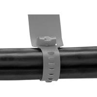 Panduit CM4S-L8 CM4S-L8 Kabelbinder 19.10 mm Grijs Met schiftveld, Met open kabelbinderuiteinde 1 stuk(s)