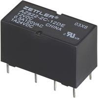 zettlerelectronics Zettler Electronics AZ822-2C-12DSE Printrelais 12 V/DC 2 A 2x wisselcontact 1 stuk(s)
