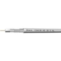draka Koaxialkabel Außen-Durchmesser: 6.80mm 75Ω 100 dB Weiß Meterware
