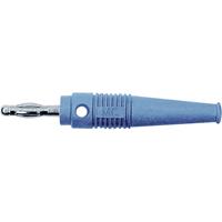 Stäubli L-41Q Lamellenstecker Stecker, gerade Stift-Ø: 4mm Blau