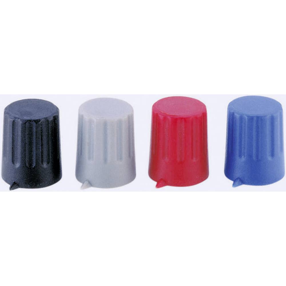 strapubox 12/6 Draaiknop Met wijzer Grijs (Ø x h) 12 mm x 14 mm 1 stuk(s)