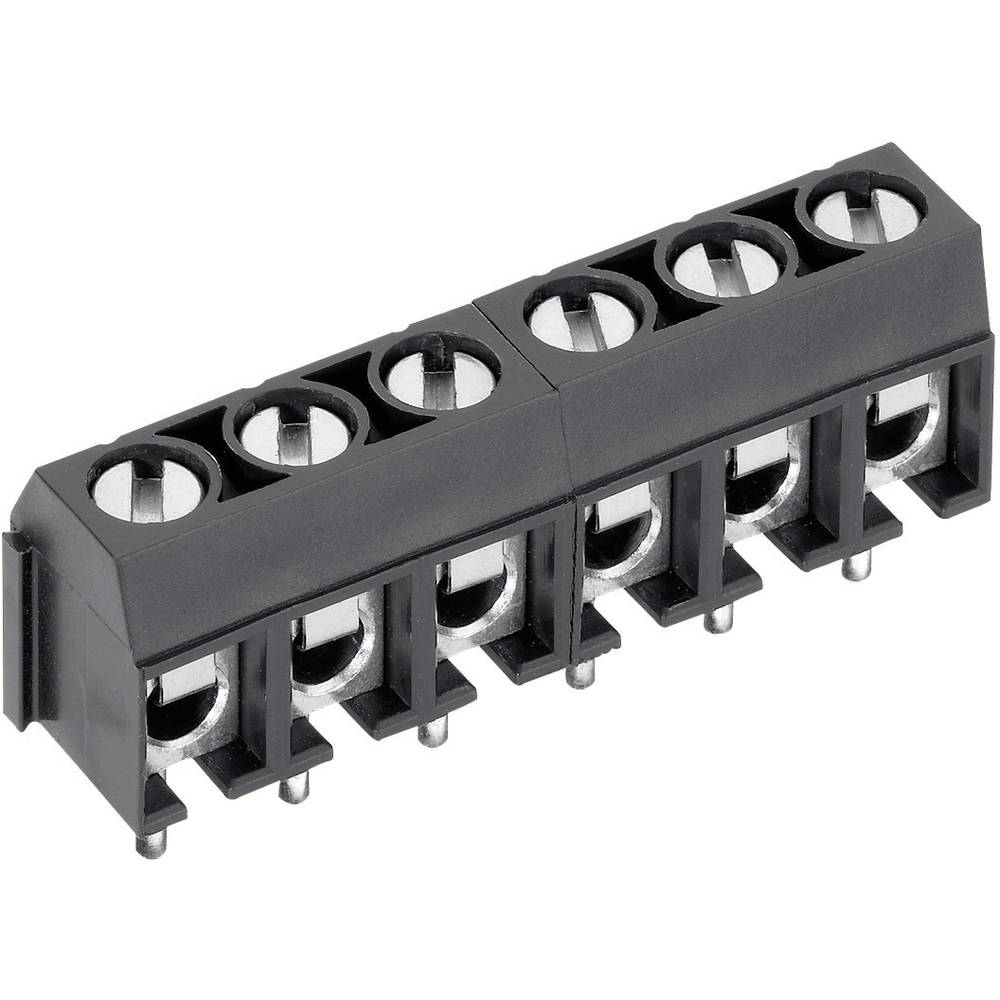 ptr AK500/7DS-5.0-V Klemschroefblok 1.50 mm² Aantal polen 7 Grijs 1 stuk(s)