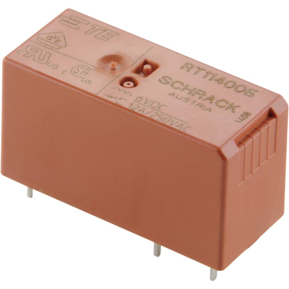 teconnectivity TE Connectivity RT424024 Printrelais 24 V/DC 8 A 2x wisselcontact 1 stuk(s)