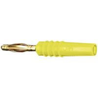 Stäubli SLS205-L Lamellenstecker Stecker, gerade Stift-Ø: 2mm Gelb