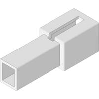 Isolatiehuls Wit 0.50 mm² 1 mm² Vogt AG Verbindungstechnik 3931z1pa 1 stuk(s)