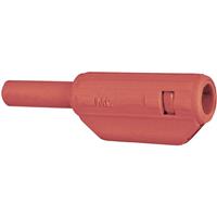 Stäubli SL205-K Lamellenstecker Stecker, gerade Stift-Ø: 2mm Rot