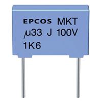 epcos TDK MKT-Folienkondensator radial bedrahtet 2.2 µF 63 V/DC 10% 7.5mm (L x B x H) 10 x
