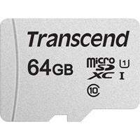 transcend Premium 300S microSDXC-kaart 64 GB Class 10, UHS-I, UHS-Class 1 Incl. SD-adapter