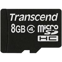 transcend Standard microSDHC-kaart 8 GB Class 4