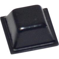 TOOLCRAFT PD2126SW Apparaatvoet Zelfklevend, Vierkant Zwart (l x b x h) 12.7 x 12.7 x 5.8 mm 1 stuk(s)