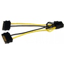 StarTech.com 15cm SATA Voeding naar 8-pins PCI Express Videokaart Voeding Verloopkabel