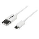 StarTech 2m White Micro USB Cable - A to Micro B