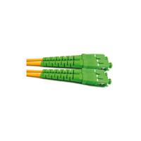 ACT SC/APC8-SC/APC8 9/125um OS2 Duplex fiber optic patch 1 m