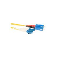 ACT LC-SC 9/125um OS2 Duplex fiber optic patchkabel 25 m