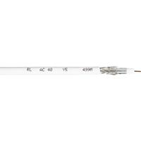 interkabel AC 48-1 Coaxkabel Buitendiameter: 6.90 mm 75 Ω 100 dB Wit per meter