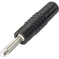 Schnepp S 4000 S Büschelstecker Stecker, gerade Stift-Ø: 4mm Schwarz