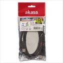 akasa USB 3.0 Kabel, Type A, 1,5m - black