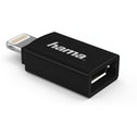 Micro-USB-adapter naar Apple Lightning-stekker, MFI, zwart - Hama
