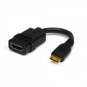 5in High Speed HDMI Cable with Ethernet- HDMI to HDMI Mini- F/M