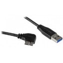 StarTech 2m (6ft) Slim Micro USB 3.0 Cable Right-Angle Micro-USB