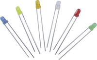 trucomponents TRU COMPONENTS LED-3-BLINK-GRÜN-3000 Bedrade LED Groen Rond 3 mm 3000 mcd 60 ° 20 mA