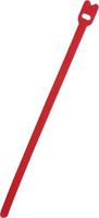 fastech Klettkabelbinder zum Bündeln Haft- und Flauschteil (L x B) 200mm x 7mm Rot