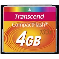 transcend Standard 133x CF-kaart 4 GB