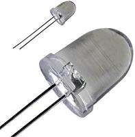 trucomponents TRU COMPONENTS 1556866 Bedrade LED Wit Rond 10 mm 80000 mcd 20 ° 30 mA 3.6 V