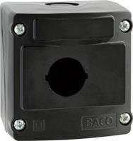 BACO LBX0100NR Leergehäuse 1 Einbaustelle (L x B x H) 74 x 74 x 47.9mm Schwarz 1St.