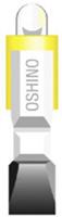 oshino LED-signaallamp T5.5 k Rood 28 V 130 mcd OD-R01T55-24PD