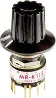 nkkswitches NKK Switches MRK112-A MRK112-A Draaischakelaar 125 V/AC 0.25 A Schakelposities 12 1 x 30 ° 1 stuk(s)