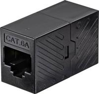 renkforce RJ45 Netzwerk Adapter CAT 6a [1x RJ45-Buchse - 1x RJ45-Buchse] Black