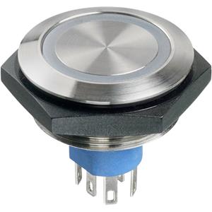 apem AV57022000074BK Vandalismebestendige druktoets 30 V/DC 1 A 1x uit/(aan) IP67 Moment 1 stuk(s)