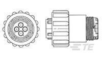 teconnectivity TE Connectivity 796288-1 Ronde connector Stekker, recht Serie (ronde connectors): CPC Totaal aantal polen: 37 1 stuk(s)