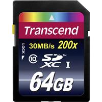 transcend Premium SDXC-kaart 64 GB Class 10