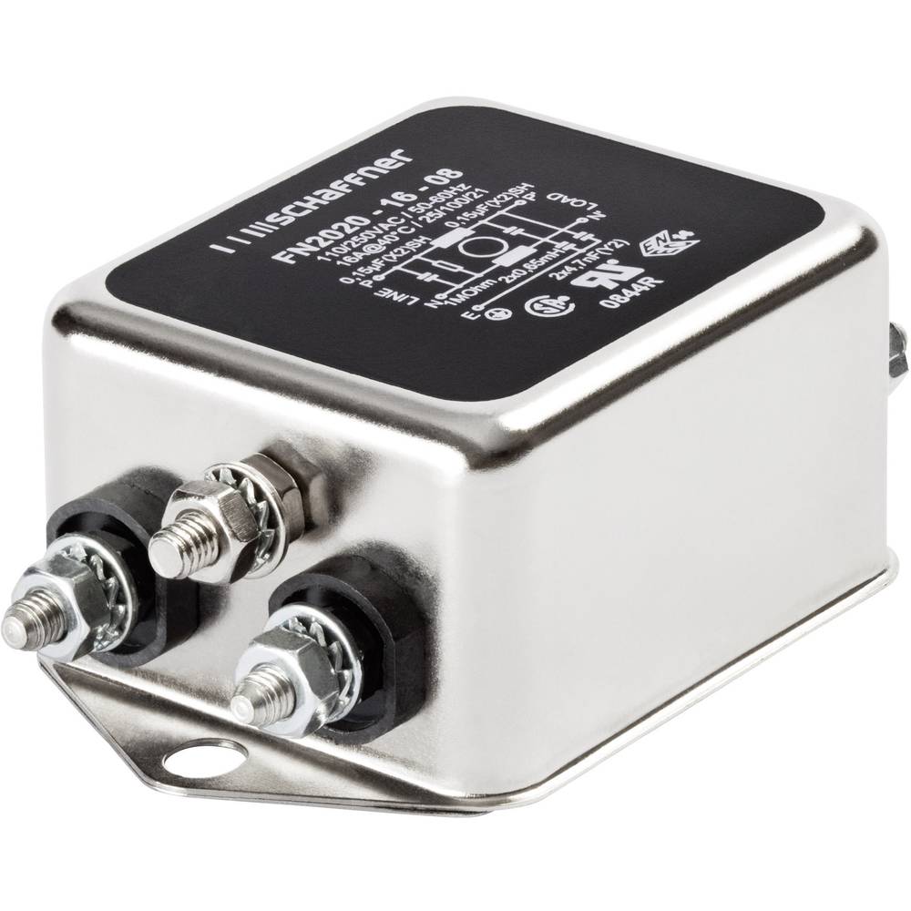 Schaffner FN 2020-16-06 FN 2020-16-06 Ontstoringsfilter 250 V/AC 16 A 0.65 mH (b x h) 71 mm x 29.3 mm 1 stuk(s)