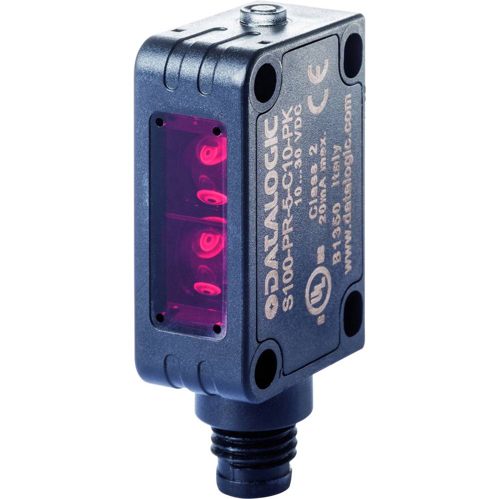 Datalogic Reflectie-lichtknop S100-PR-2-M00-PH 950811130 Lichtschakelend, Donkerschakelend, Achtergrondfiltering, Teach-In 10 - 30 V/DC 1 stuk(s)