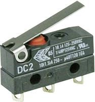 cherryswitches ZF Mikroschalter DC2C-A1LB 250 V/AC 10A 1 x Ein/(Ein) IP67 tastend 1St.