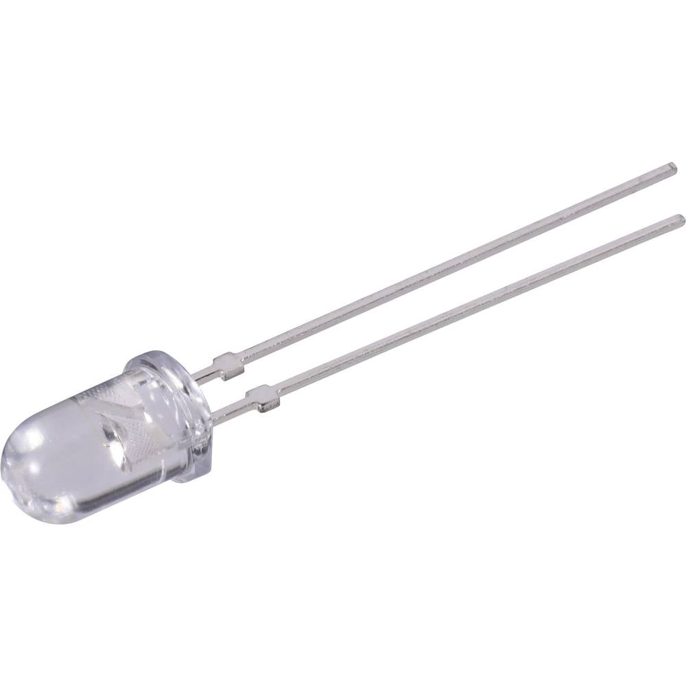 Vishay TLHB 5800 Bedrade LED Blauw Rond 5 mm 380 mcd 4 ° 20 mA 3.9 V